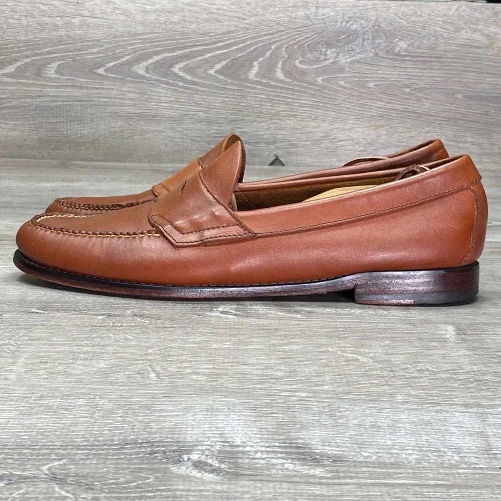GH Bass Weejuns Penny Loafers Mens 11.5 D Brown Leather Belk 125 Anniversary